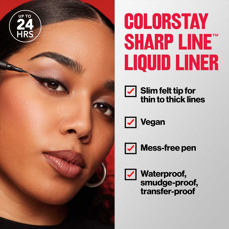 Revlon Colorstay Sharp Line™ Liquid Liner Blackest Black image number 3